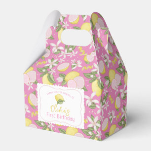Rosa Lemonade Birthday-favoritboxar Presentaskar