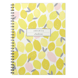 Rosa Lemonade by Origami Prints Anpassningsbar Not Anteckningsbok