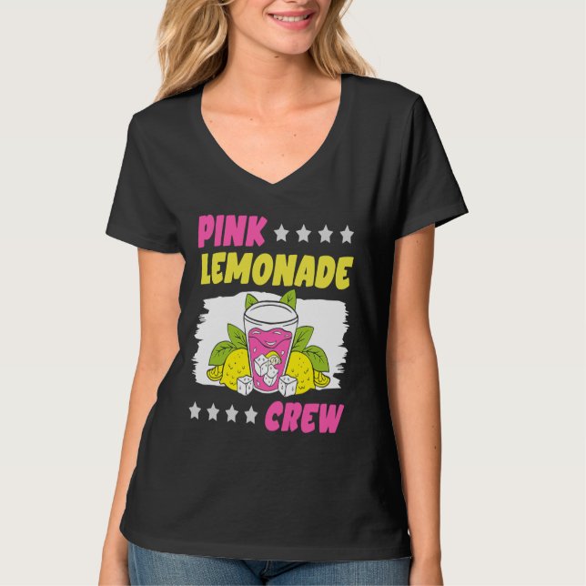 Rosa Lemonade Crew Lemon Juice Chef 13 T Shirt (Framsida)