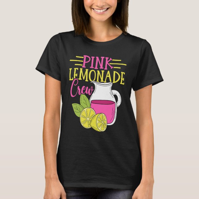 Rosa Lemonade Crew Lemon Juice Chef 8 T Shirt (Framsida)