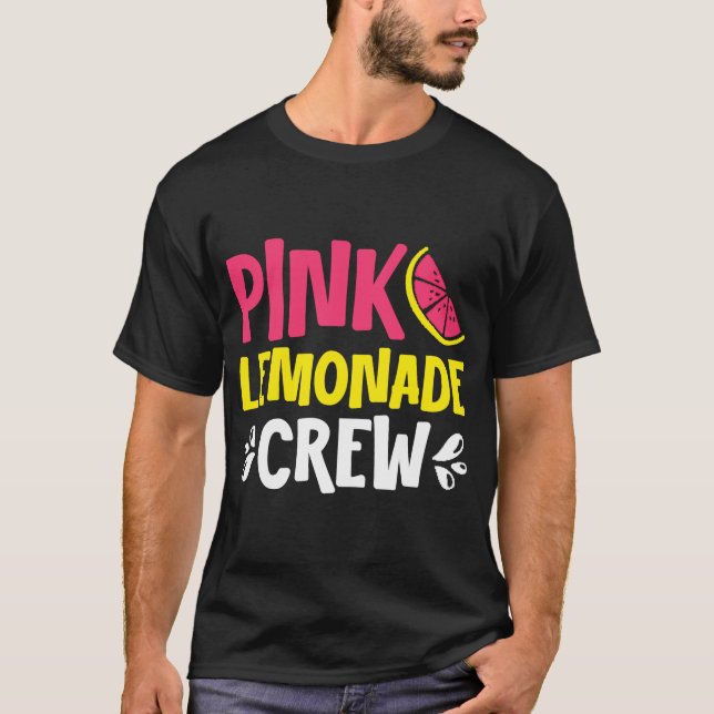 Rosa Lemonade Crew Lemon Juice Chef T Shirt (Framsida)