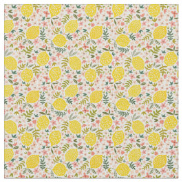 Rosa Lemonade Flower Tyg