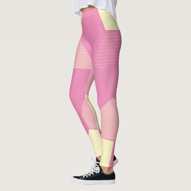 Rosa Lemonade Leggings (Vänster)
