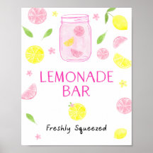 Rosa Lemonade Lemon Birthday
