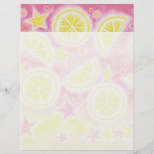 Rosa Lemonade letterhead-huvud (Framsida)
