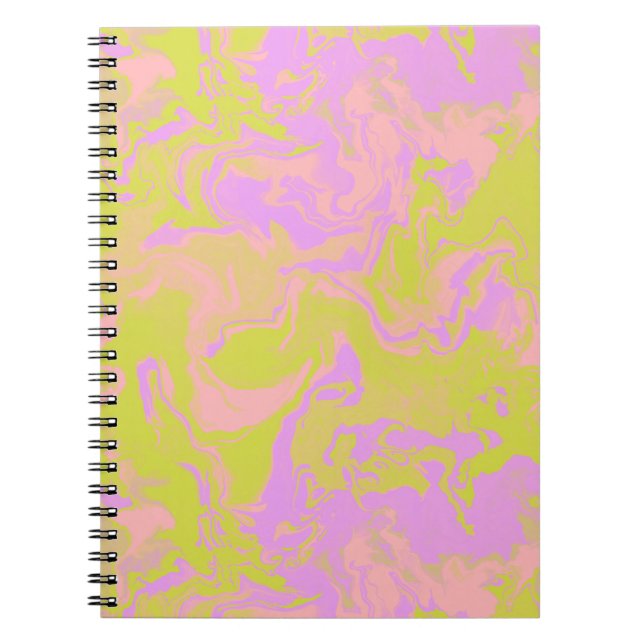 Rosa Lemonade Marcular Notebook Anteckningsbok (Framsidan)