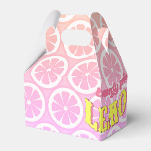 Rosa Lemonade Party Presentaskar