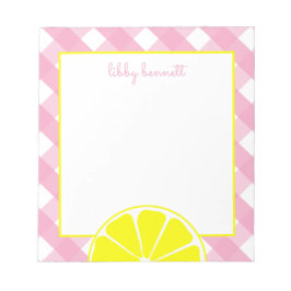 Rosa Lemonade Personlig Anteckningsblock
