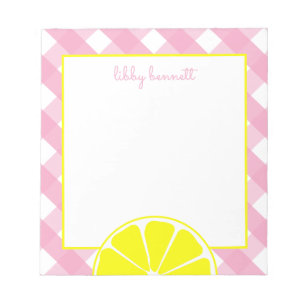 Rosa Lemonade Personlig, Anteckningsblock