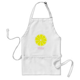 Rosa Lemonade Personlig Lemon Apron Förkläde