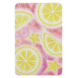 Rosa Lemonades "citroner"-premiummagnet Magnet