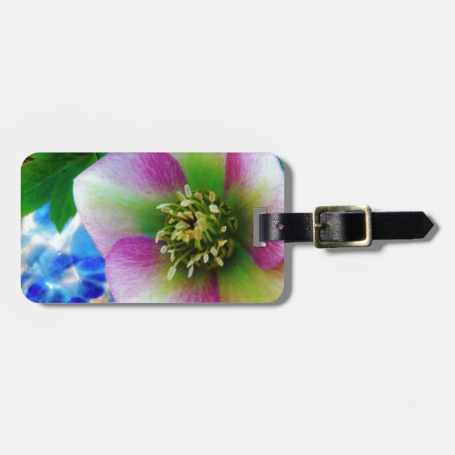 Rosa Lenten Ro blue glass boll Bagagebricka (Horisontell Framsida)