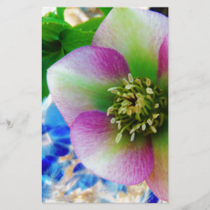 Rosa Lenten Ro blue glass boll Brevpapper