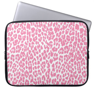 Rosa Leopard Mönster Laptop Sleeve