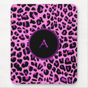 Rosa Leopard Mousepad Musmatta