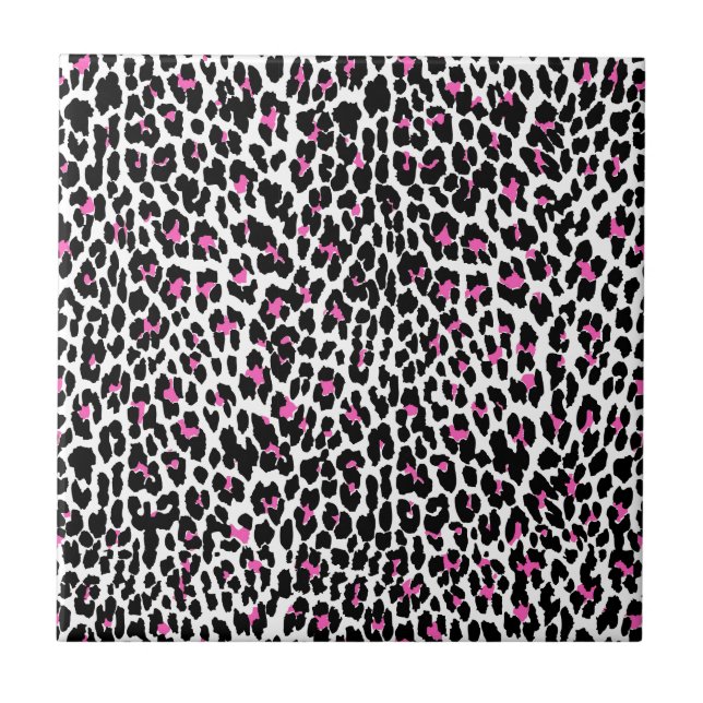 rosa leopard print kakelplatta (Framsidan)