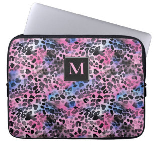 Rosa Leopard Print Laptop Fodral