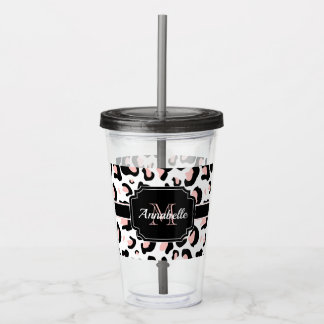Rosa Leopard Print Take Away Mugg