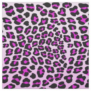 Rosa leopard print tyg