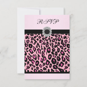 Rosa leopard RSVP-mall OSA Kort