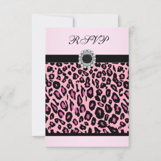 Rosa leopard RSVP-mall OSA Kort