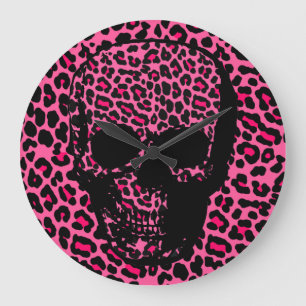 Rosa leopard, skalle stor klocka