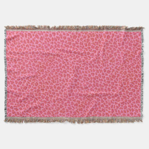 Rosa Leopard Skin Throw Blanket Mysfilt