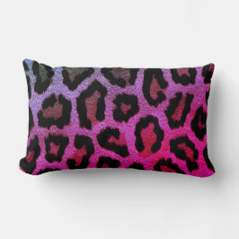 Rosa Leopard Skriv ut lumbar Dekorativ kudde