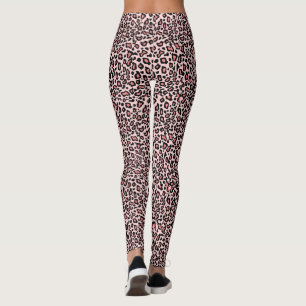 Rosa leopardleggings leggings
