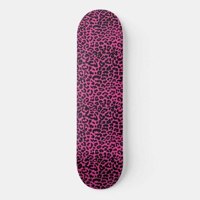 Rosa Lep Mini Skateboard Bräda 18,5 Cm (Framsida)