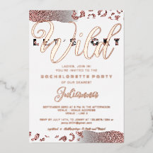 Rosa Let's Get Wild Djurtryck Bachelorette Bach