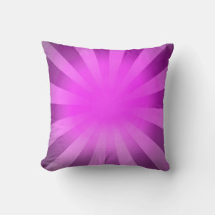 Rosa Light Abstrakt Art Ray Sol Kudde
