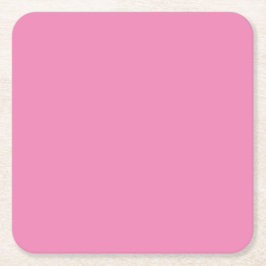 Rosa, Light Thulian Rosa Papper Underlägg Kvadrat