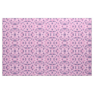 Rosa Lila Abstrakt Geometric Mönster Fabric Tyg