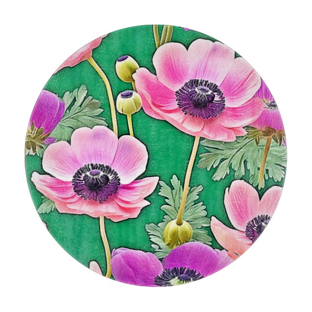 Rosa Lila Anemones (Framsidan)
