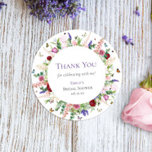 Rosa Lila Blommigt Butterflies Tack