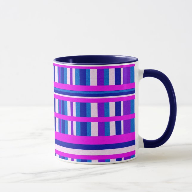 Rosa Lila Blue Play Mugg (Höger)
