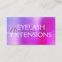 Rosa Lila Brushed Metall Eyelash Extensions
