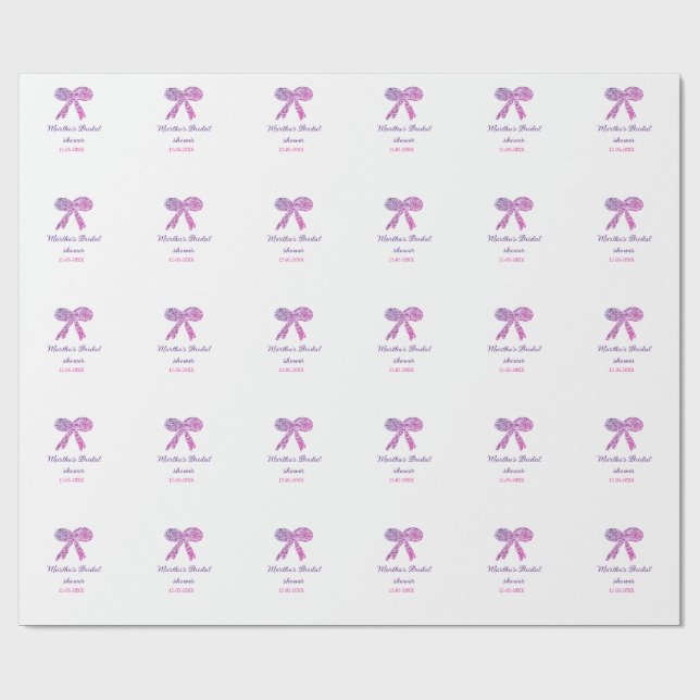 Rosa lila buggar gnistra glitter möhippa namn presentpapper (Platt)