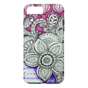 Rosa Lila Ethnic Exotic Moroccan Indian Mandala