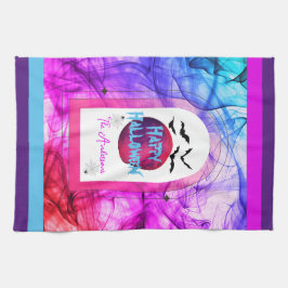 Rosa Lila Family Namn Spider Fladdermus Happy hall Kökshandduk