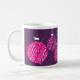Rosa/lila fru mugg, gnistra kaffemugg