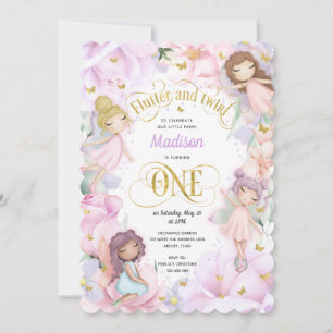 Rosa Lila Garden Fairy, Förändrad skog Inbjudningar