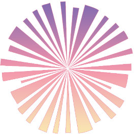 Rosa Lila Glans Minimalistisk Mugg | Glow Art