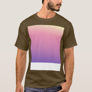 Rosa Lila Gradient Mönster Fade T Shirt