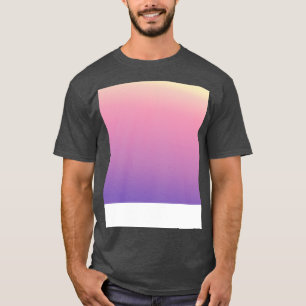 Rosa Lila Gradient Mönster Fade T Shirt