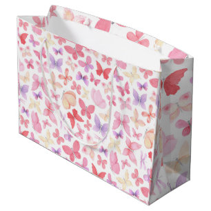 Rosa Lila Gula Fjärilar Baby Shower