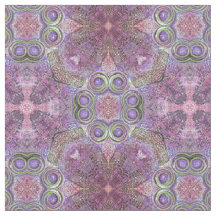 Rosa & Lila Juel Mönster Car Fabric