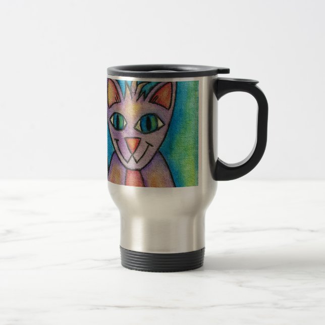 Rosa Lila Kitty Katt Resemugg (Höger)