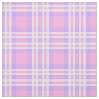 Rosa Lila Lavender Play Gingham Check Girl Tyg